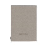 Next μενού εστιατορίου PU nomads γκρι ανοιχτό με κρυφό λάστιχο 23x32εκ. Δυνατότητα εκτύπωσης