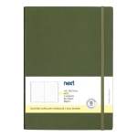 Next Premium πράσινο τετράδιο Dots flexi λάστιχο 2 θέματα 80 φύλλα 14x21εκ. Δυνατότητα εκτύπωσης