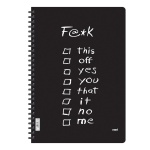 Next trends the F word τετράδιο σπιράλ 3 θέματα 105 φύλλα 17x25εκ.