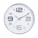 Ρολόι τοίχου λευκό Ø30.5εκ.