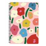 Next trends flowers II τετράδιο σπιράλ 3 θέματα 105 φύλλα 17x25εκ.