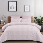 Σετ υπέρδιπλα σεντόνια Aliessia dusty rose από 100% βαμβάκι 245x260εκ.