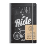 Next ημερολόγιο ACADEMIC+ 9/2025-12/2026 Gallery εβδομαδιαίο flexi 14x21εκ. Riding μαύρο