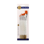 Πινέλα ζωγραφικής κοντή λαβή σετ 6 τεμαχίων