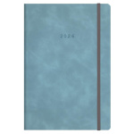 Next ημερολόγιο 2026 Cuba ημερήσιο flexi γαλάζιο με λάστιχο 17x25εκ. Δυνατότητα εκτύπωσης