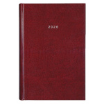 Next ημερολόγιο 2026 skin ημερήσιο δετό μπορντώ 17x25εκ.  Δυνατότητα εκτύπωσης