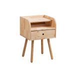 Κομοδίνο Nextdeco Natural μασίφ ξύλο Υ67x45x40εκ.