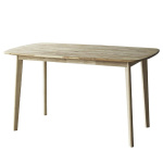 Τραπέζι Nextdeco Natural μασίφ ξύλο Υ75x135x80εκ.