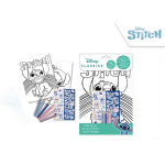 Σετ Ζωγραφικής Stitch με Χρωμοσελίδες - Μολύβια 20x28,5x1εκ.