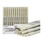 Μαρκαδόροι σχεδίου πολλαπλές μύτες σετ 12τμχ.