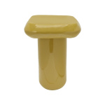 Τραπεζάκι μεταλλικό γυαλιστερό Nextdeco κίτρινο Y45xØ34εκ.