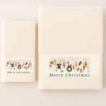 Σετ χριστουγεννιάτικες πετσέτες Merry Christmas 100% βαμβάκι πεννιε 500gsm