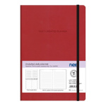 Next Undated daily planner premium flexi κόκκινο 14x20,5εκ.