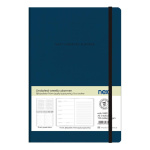 Next Undated weekly planner premium flexi μπλε 14x20,5 εκ.