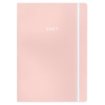 Next ημερολόγιο 2027 Pastel ημερήσιο flexi ροζ με λάστιχο 14x21εκ.