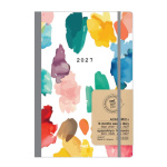 Next ημερολόγιο ACADEMIC+ 9/2026-12/2027 Gallery εβδομαδιαίο flexi 14x21εκ. Watercolour