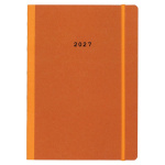 Next ημερολόγιο 2027 Natural ημερήσιο flexi πορτοκαλί με λάστιχο 14x21εκ.  Δυνατότητα εκτύπωσης