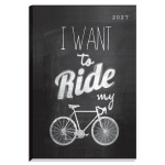 Next ημερολόγιο 2027 Gallery Riding μαύρο ημερήσιο δετό 14x21εκ.